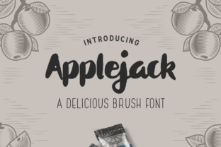 Applejack: A Chubby Brush Script for Authentic Design Appeal