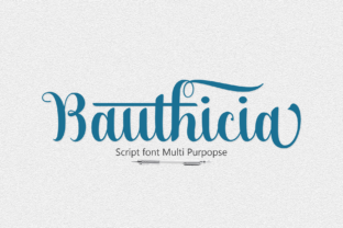 Bauthicia: A Stylish Script for Creative Projects