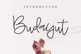 Budayut: A Versatile and Stylish Signature Font for Design Projects
