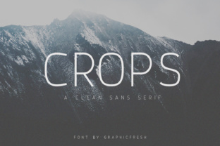 Crops: A Modern Font for a Minimalist World