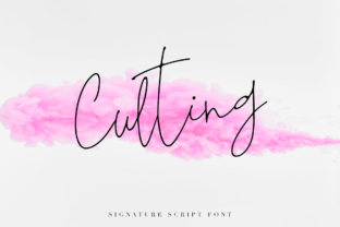 Culting: A Signature Monoline Font for Modern Branding