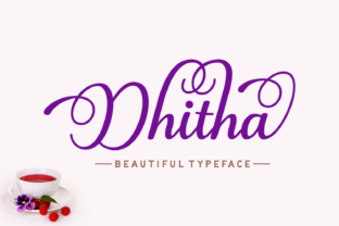 Dhitha: A Gorgeous Script Font for Stunning Designs