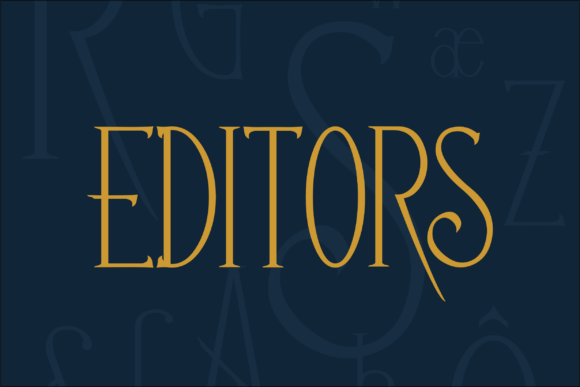 Editors: A Serif Font for the Details That Define Your Work