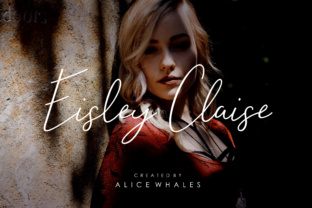 Eisley Claise: A Contemporary Signature Font for Modern Design