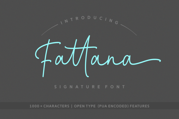 Fattana: A Stylish Font for Elegant Design