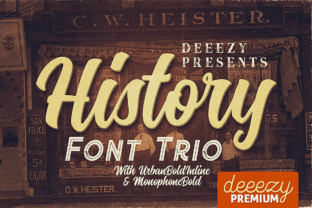 History: A Retro Font for Creative Designs