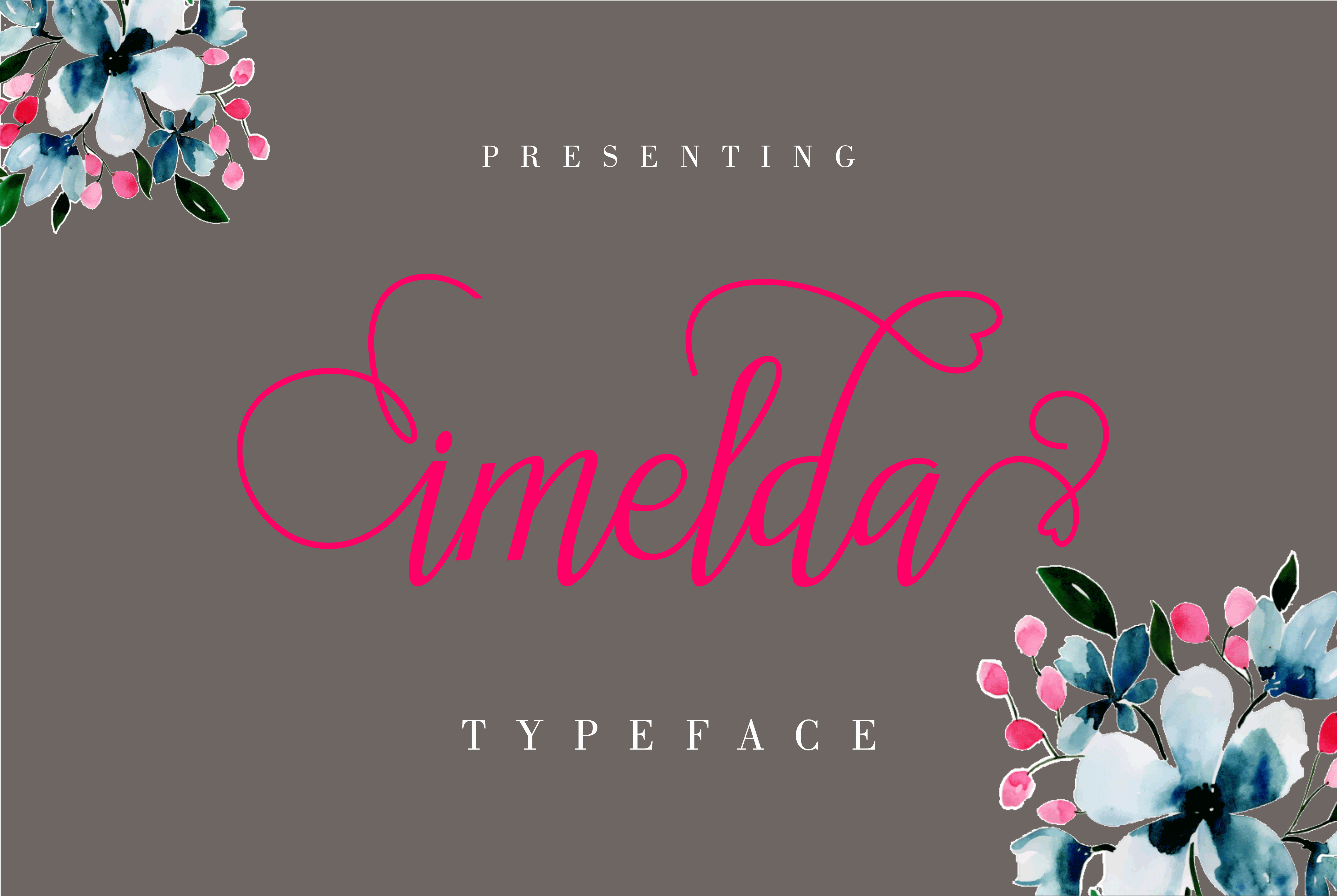 Imelda: A Modern Hand-Based Font for Creative Expression