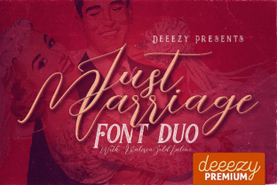 Just Marriage: A Retro Font for Creative Expression