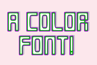 KayKhosrow: A Chromatic Display Font for Modern Design