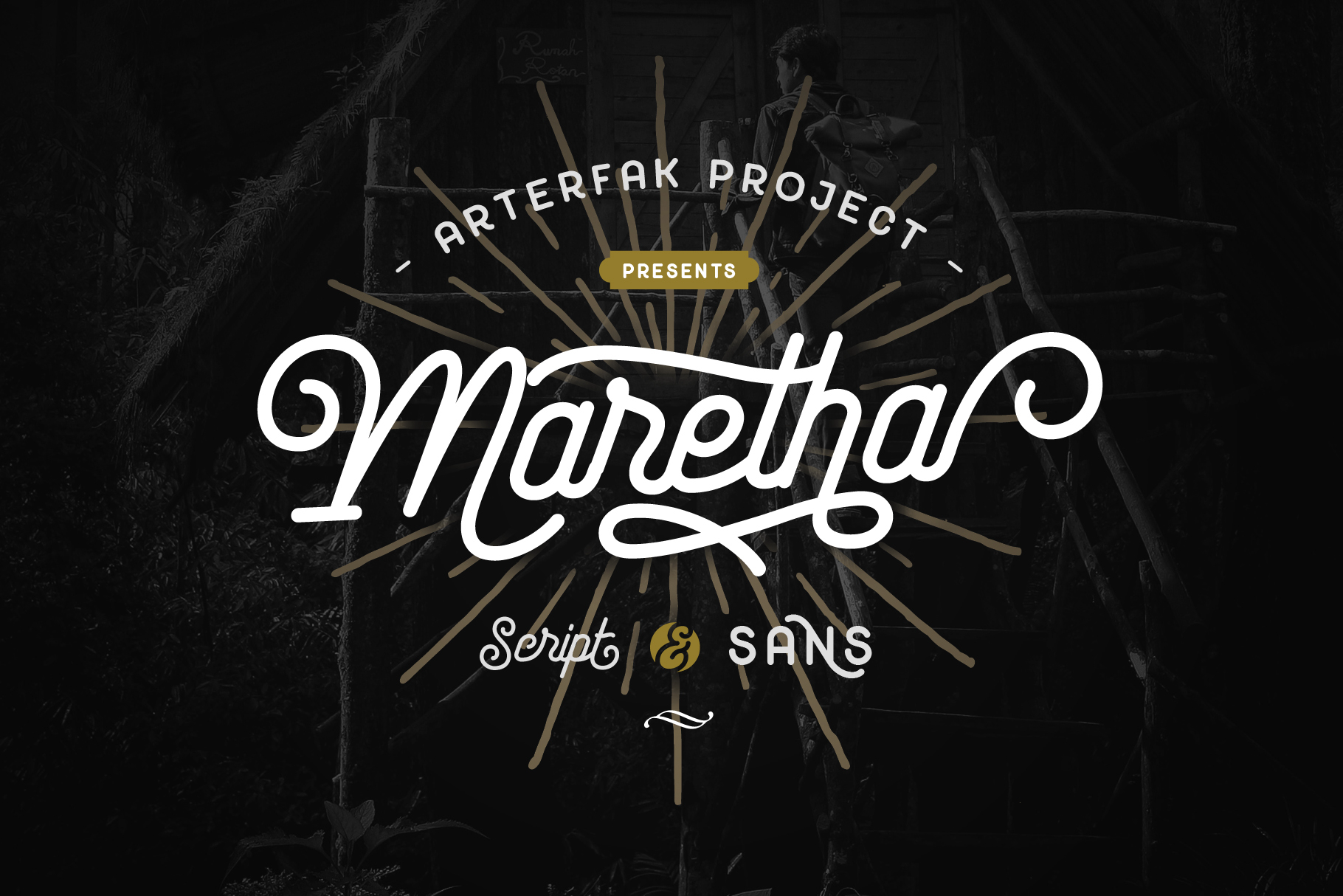 Maretha: A Versatile Font for Authentic Handlettered Designs