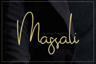 Massali: A Stylish Script for Classy Designs