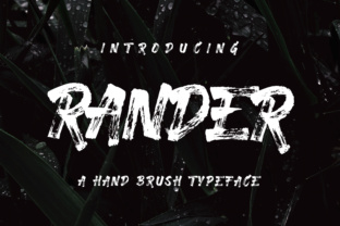 Rander: A Versatile Brush Font for Modern Design