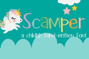 Scamper: A Whimsical Font for Creative Expression