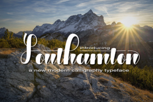 Southamton: A Modern Script Font for Elegant Display Projects