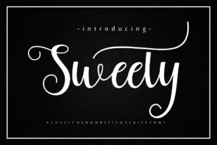 The Elegance of Sweety: A Script Font for Modern Design